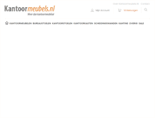 Tablet Screenshot of kantoormeubels.nl